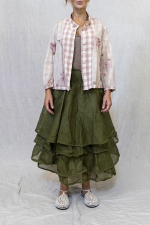 Les Ours Jacke Poe carreaux Rose